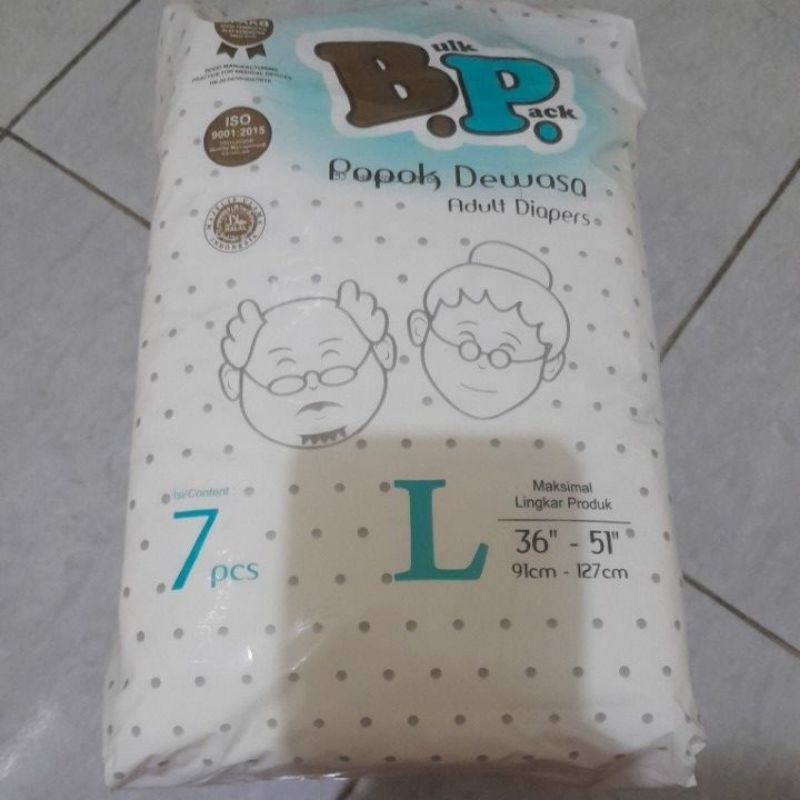 Bulk Pack Popok Dewasa Perekat L7 PROMO