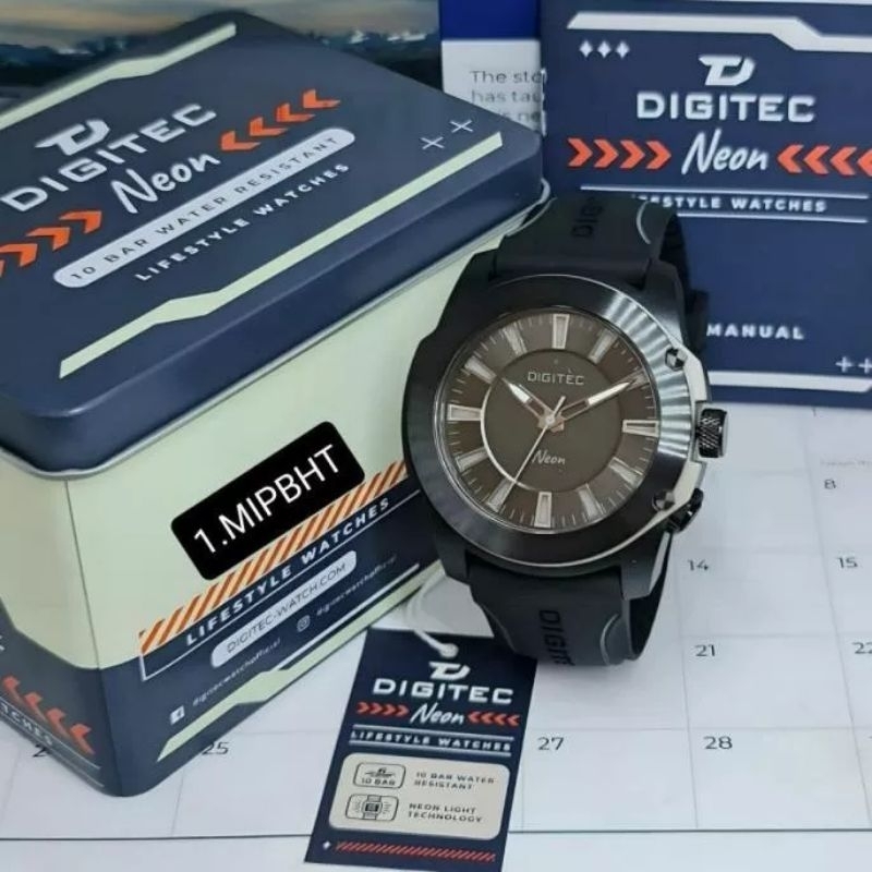 DIGITEC 5182 NEON JAM TANGAN PRIA ANALOG ORIGINAL