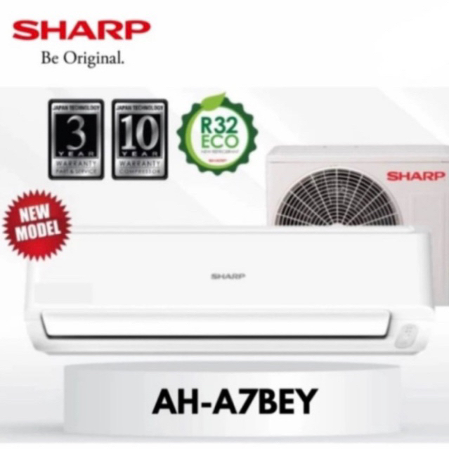 AC SHARP AH-A7BEY 3/4 PK + PEMASANGAN DEPOK 7BEY