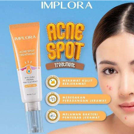 ^ KYRA ^ Implora Acne Dark Spot Treatment Flek Hitam Atau Jerawat Dengan Active Gel