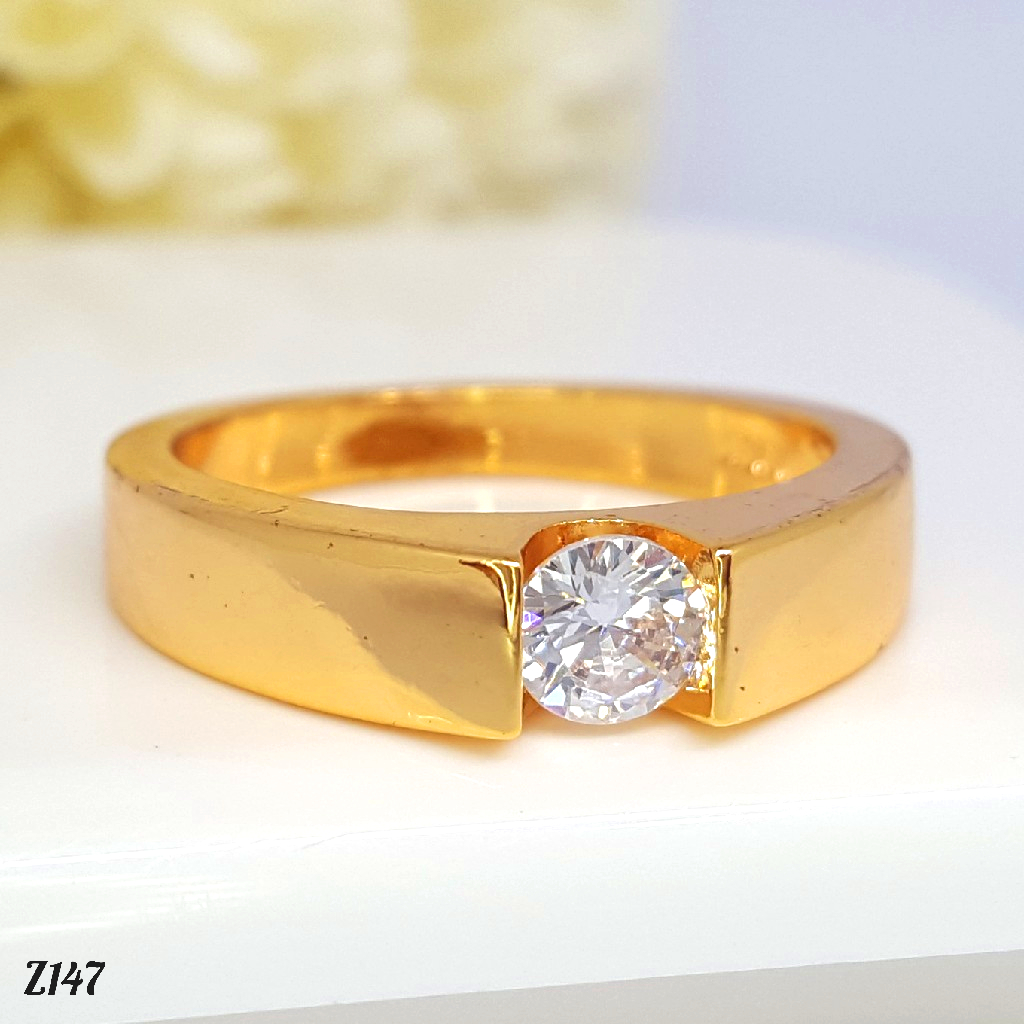 PGX Cincin Xuping Wanita Lapis Emas Aksesoris Perhiasan Fashion Premium - Z147