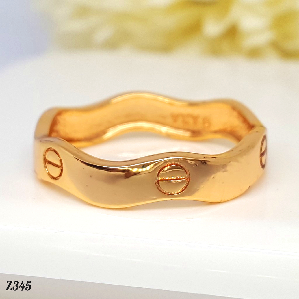 PGX Cincin Xuping Wanita Aksesoris Fashion Perhiasan Lapis Emas Premium - Z345