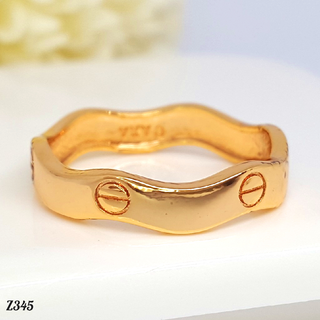 PGX Cincin Xuping Wanita Aksesoris Fashion Perhiasan Lapis Emas Premium - Z345