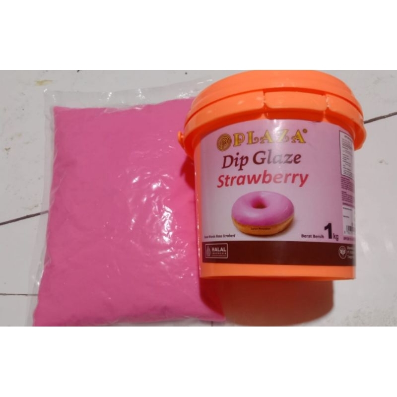 

PLAZA DIP Glaze strawberry ( selai strawberry) 1 kg