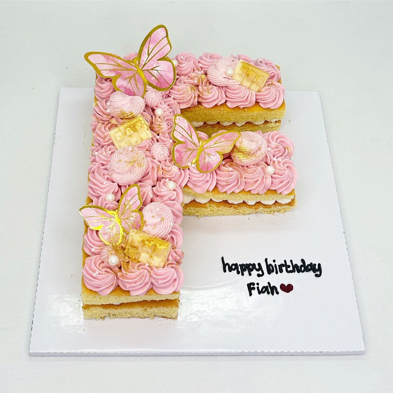 

Letter cake size 20x20 [bisa dadakan]