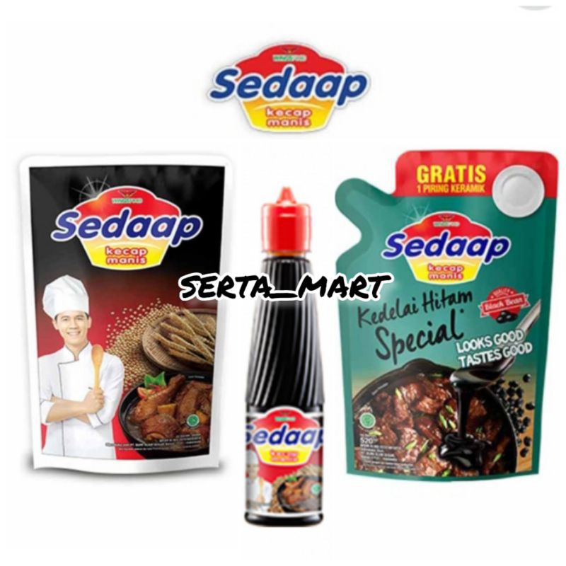 

Sedaap Kecap Manis Kedelai Hitam Spesial Refill 520ml - Kecap Sedaap - Kecap Manis