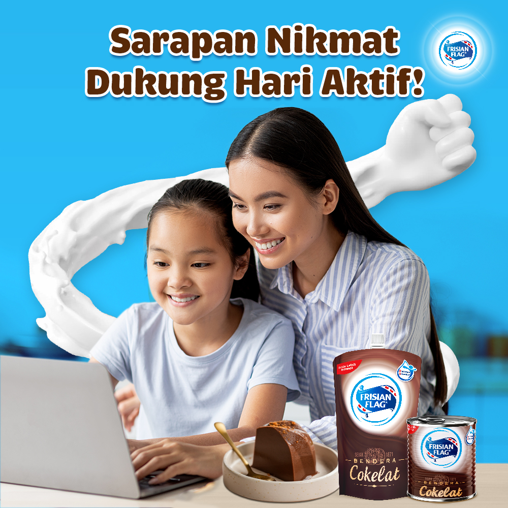 Frisian Flag Kental Manis Cokelat Kaleng 490gr x2