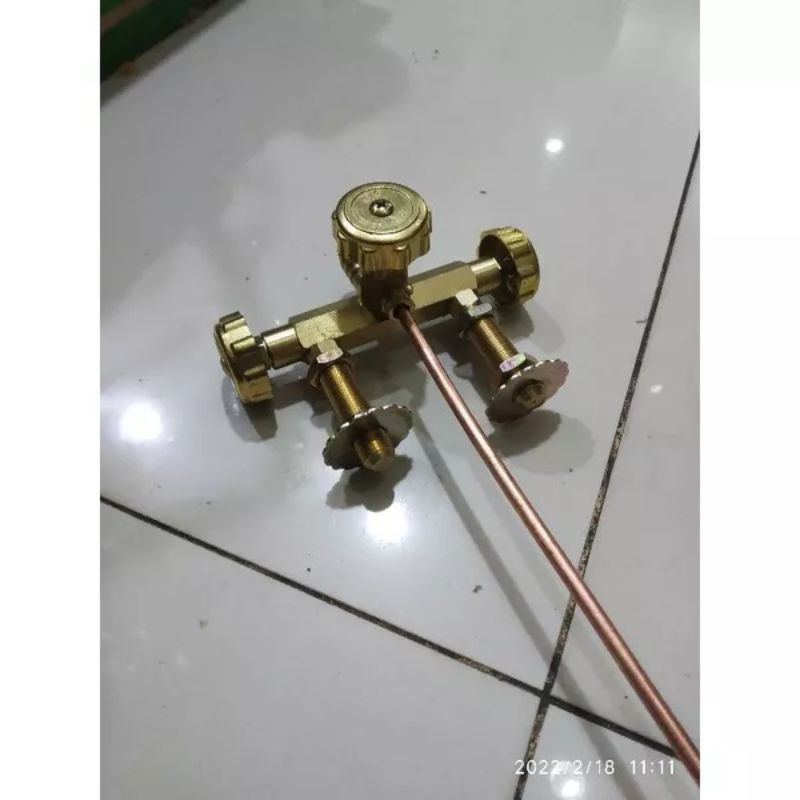 Mesin Regulating Kompor Gas High Pressure 2 Pipa Manual