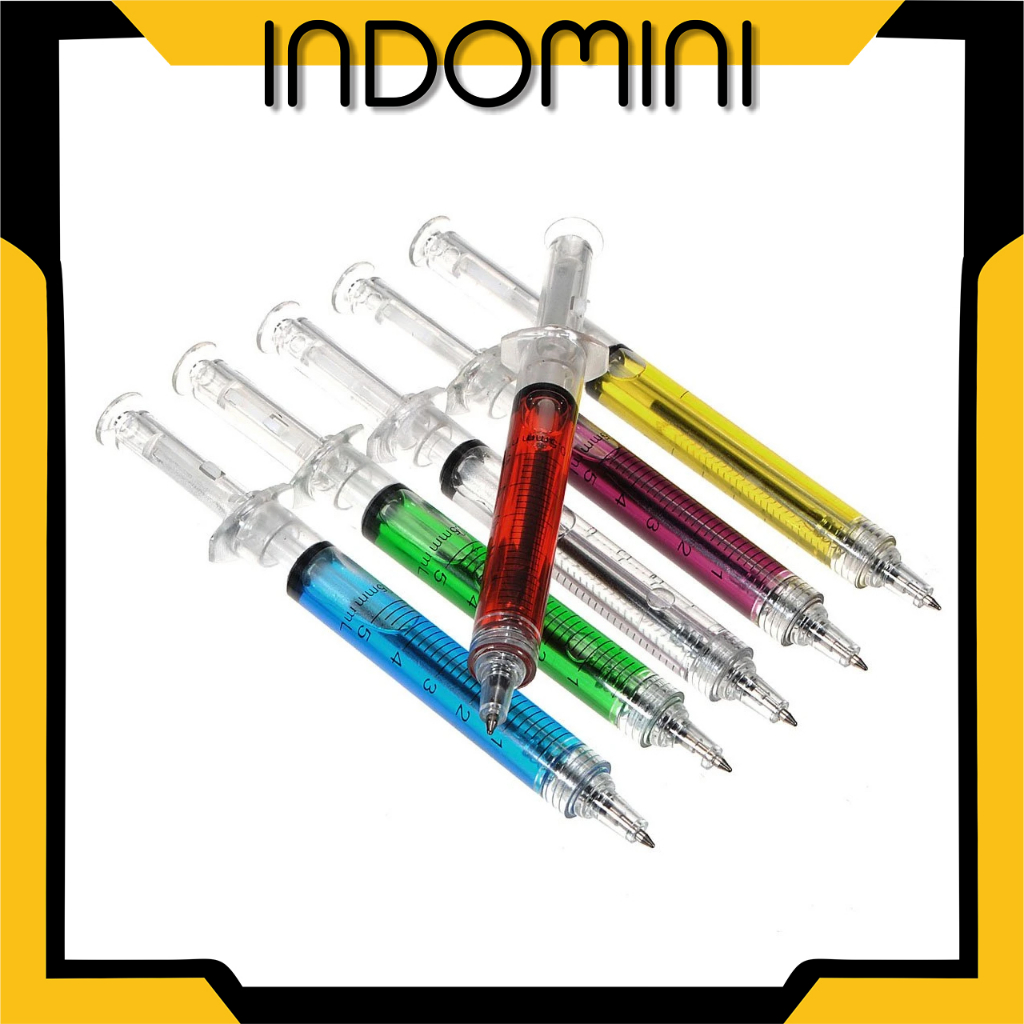 INDOMINI SOUVENIR PULPEN SUNTIK / KADO MURAH / HADIAH PERNIKAHAN / SOUVENIR KHITANAN S074