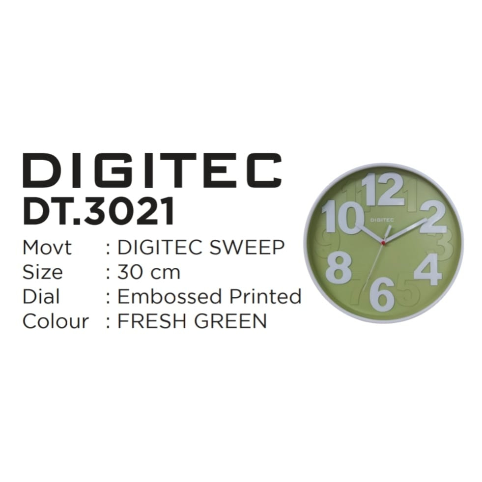 Digitec Jam Dinding Dekorasi Rumah - DT 3021