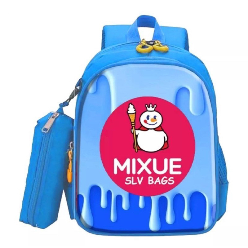 Tas ransel anak tas sekolah anak Mixue tas mixue anak 2in1 tas ransel anak 2in1 mixue bags tas anak perempuan