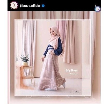 Gamis Jilbrave Lily Dress Primrose Preloved