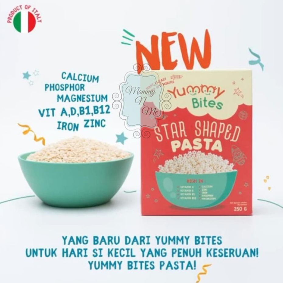 

yummy bites star shaped pasta 250gr