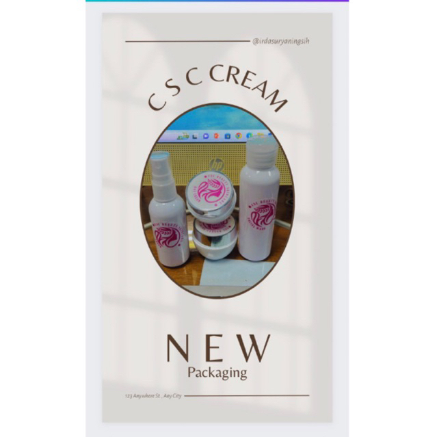 Csc cream glowing