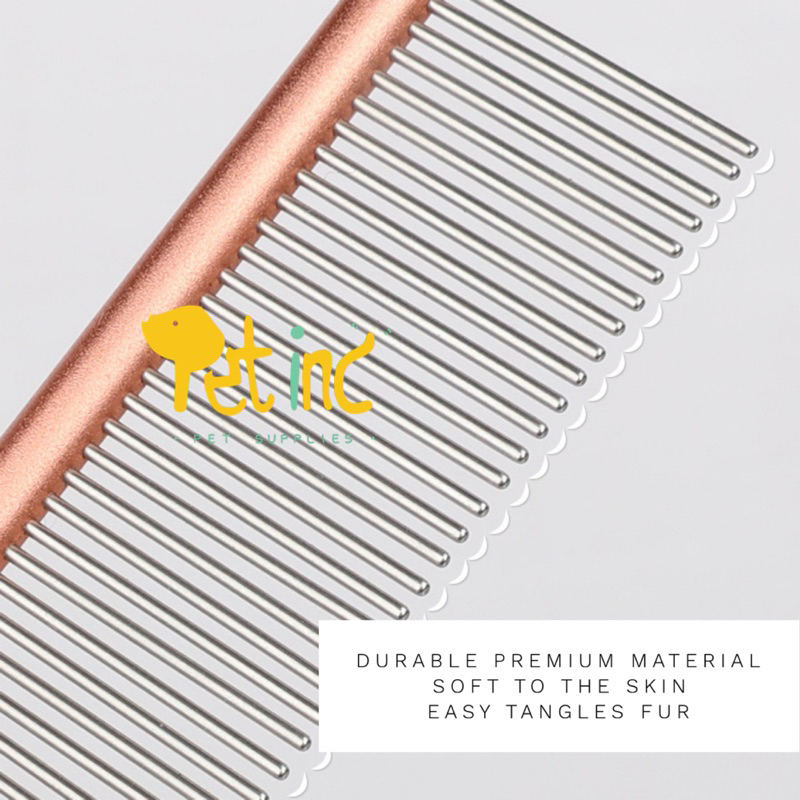 Histopet tail metal comb dual teeth