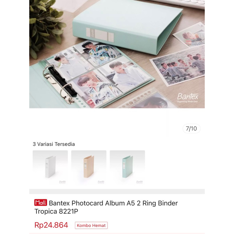 

Binder Bantex Album Photocard New CO pake j&t