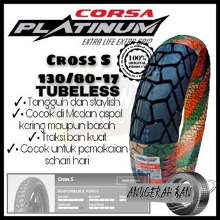 Ban Luar Corsa Platinum Cross S - 130 - 80 x 17 TUBLESS - 130 80 Ring 17TL Corsa