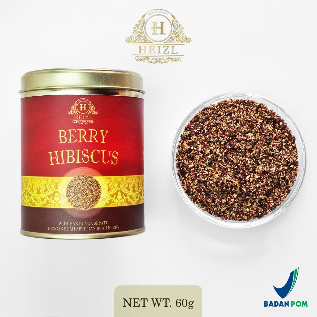 

HEIZL Berry Hibiscus Teh Rosella Bunga Sepatu dengan buah Apel dan Mixed Berries Tea Blend Premium