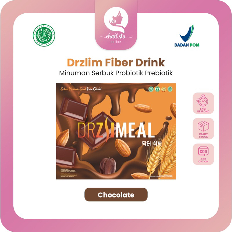 Drzlim Dr Zlim slimming fiber probiotik prebiotik minuman serbuk vitamin diet detox