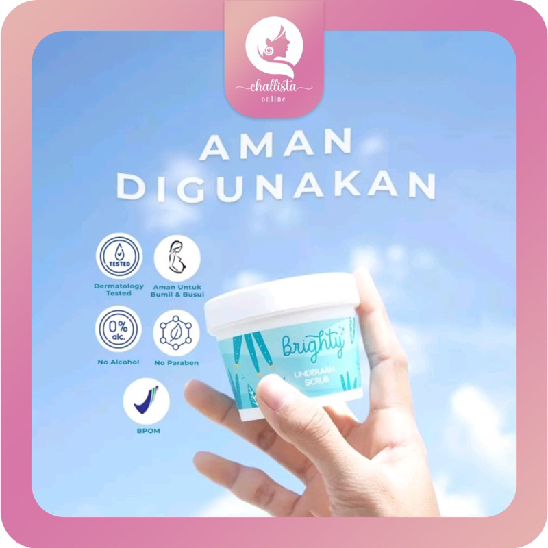 Brighty Underarm Scrub microscrub pencerah ketiak