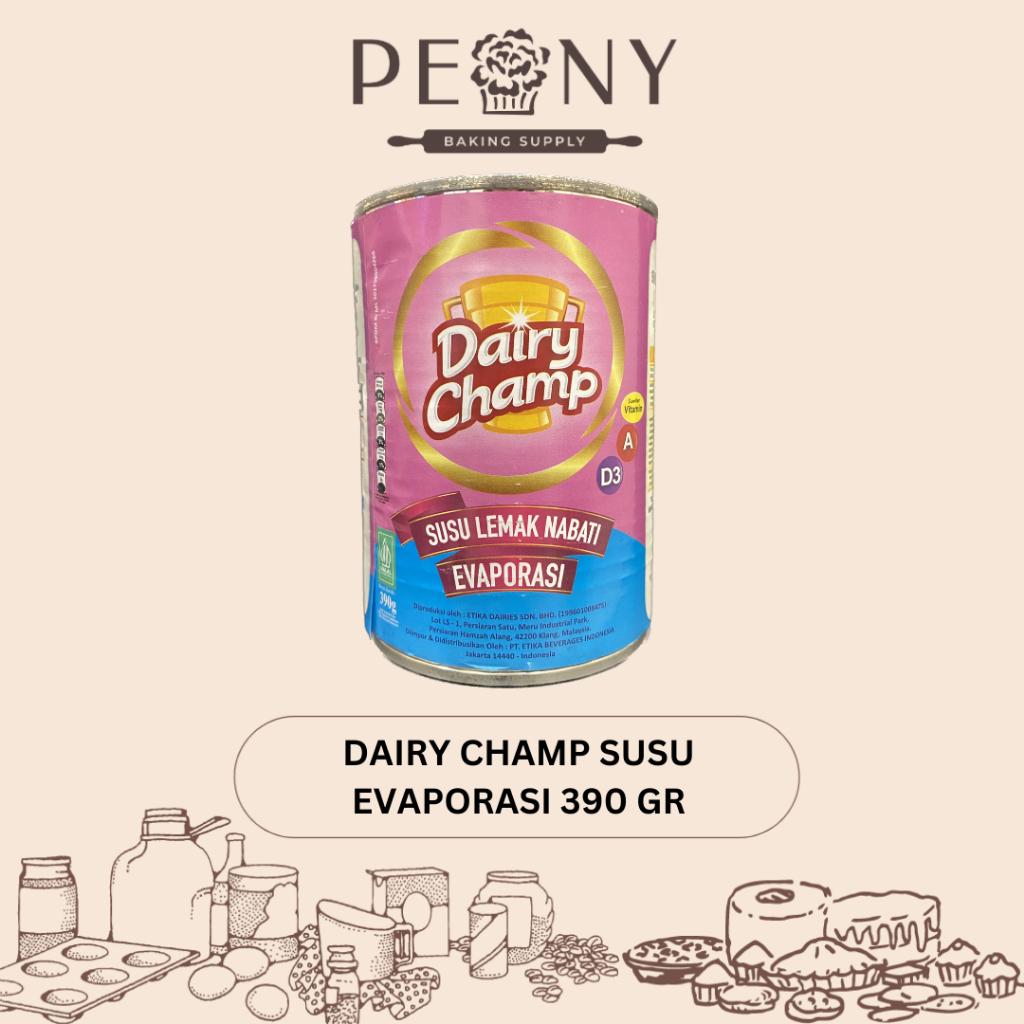 DAIRY CHAMP SUSU EVAPORASI 390 GR