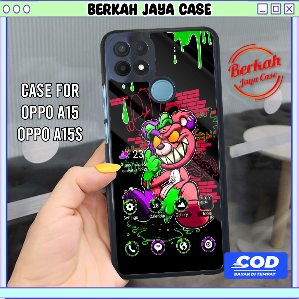 Case Hp Oppo A15 A15s Casing Hp Oppo A15 A15s Casing KARTUN ZOMBIE01 Casing Terbaru Case Karakter Lu