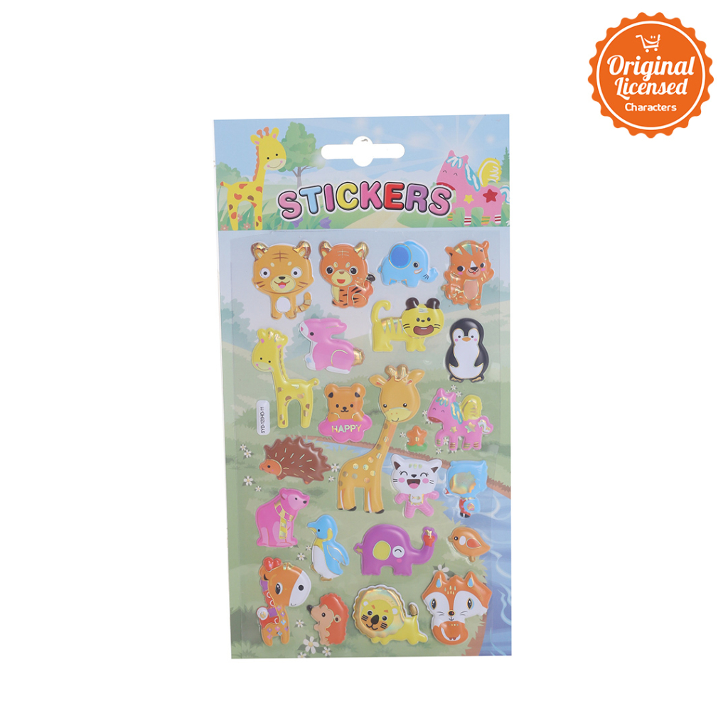 

Sticker Timbul 3D Sticker Puffy Karakter Binatang