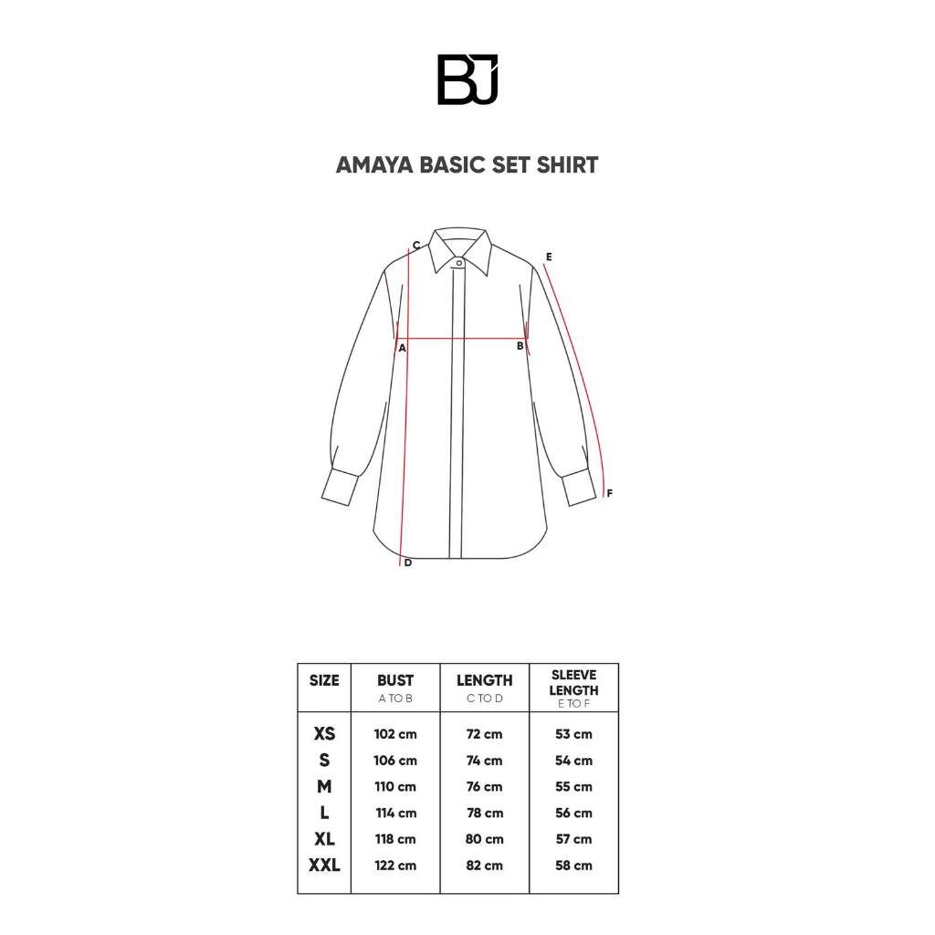 AMAYA BASIC SET SHIRT - BENANG JARUM