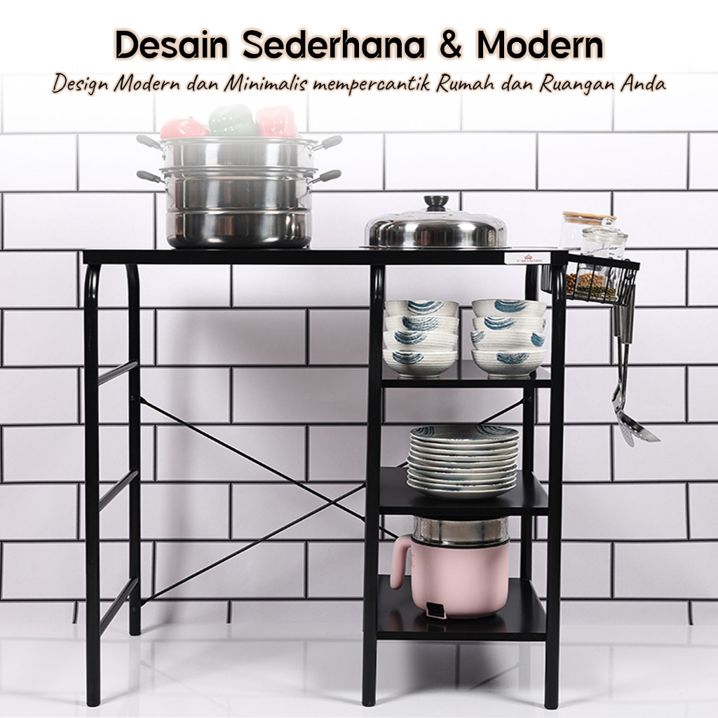 COD Partyhouse SK-A /Meja Kompor Plus Tempat Tabung Gas / Rak Minimalis / Meja Dapur / Meja Kompor/ Meja Racik