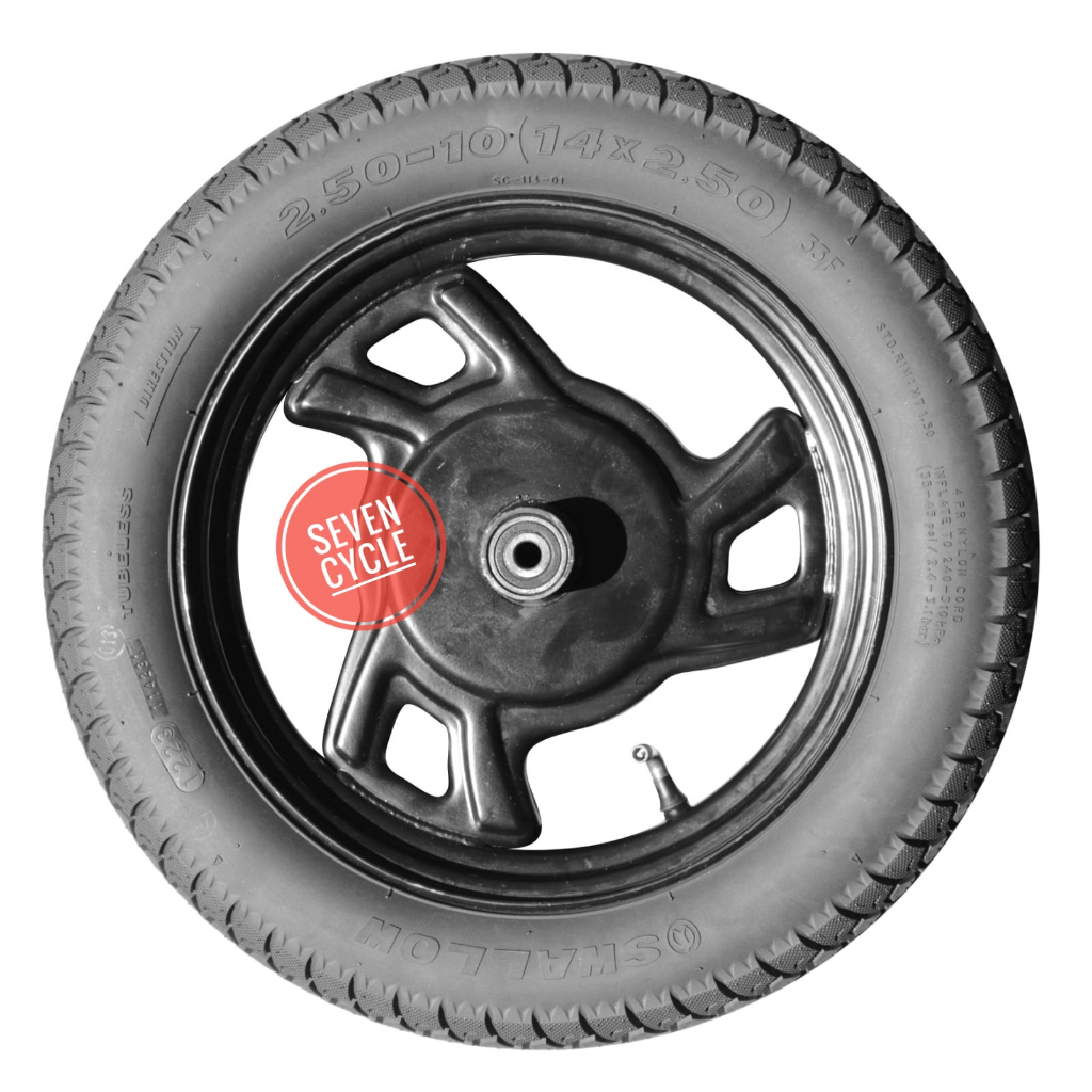 Ban luar sepeda listrik swallow 14X2.50 tubeless