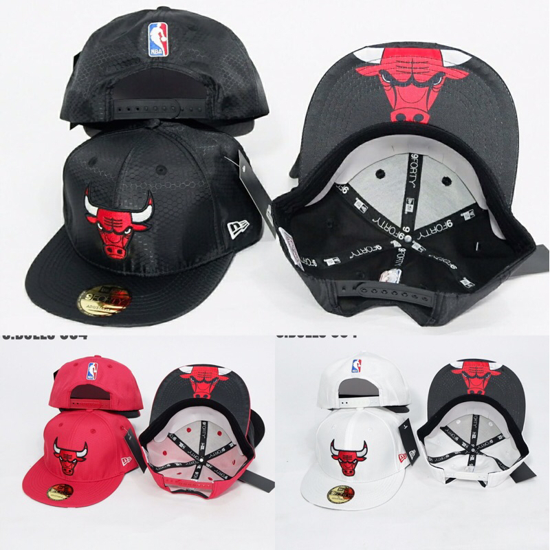 TOPI CHICAGO BULLS N.Y LOGO BANTENG - SNAPBACK PRIA WANITA SPORT FASHION IMPORT