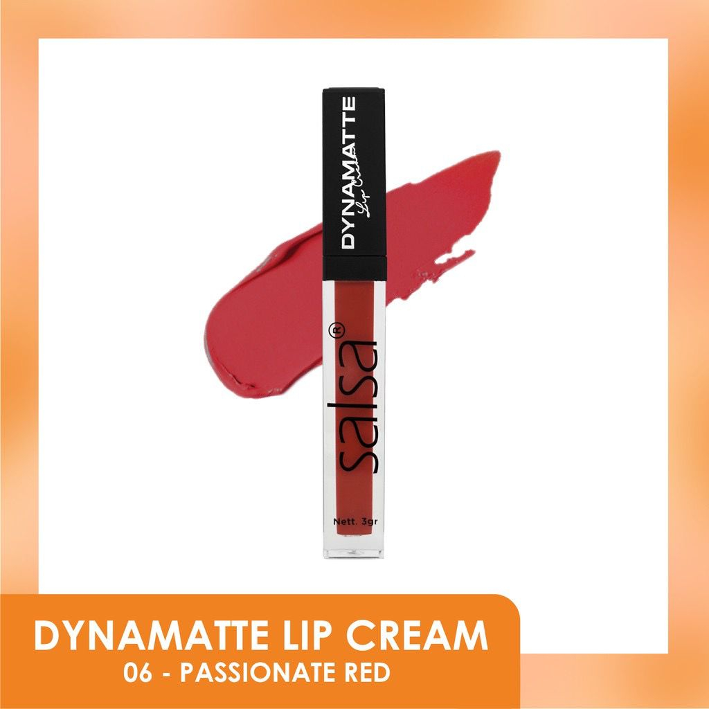 `ღ´ PHINKL `ღ´  Salsa DYNAMATTE Lip Cream mattee hasil kering tidak transfer tahan lama