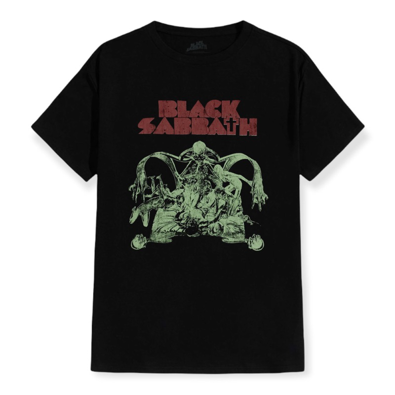 T-SHIRT / KAOS BAND OFFICIAL BLACK SABBATH - SABBATH CUT OUT