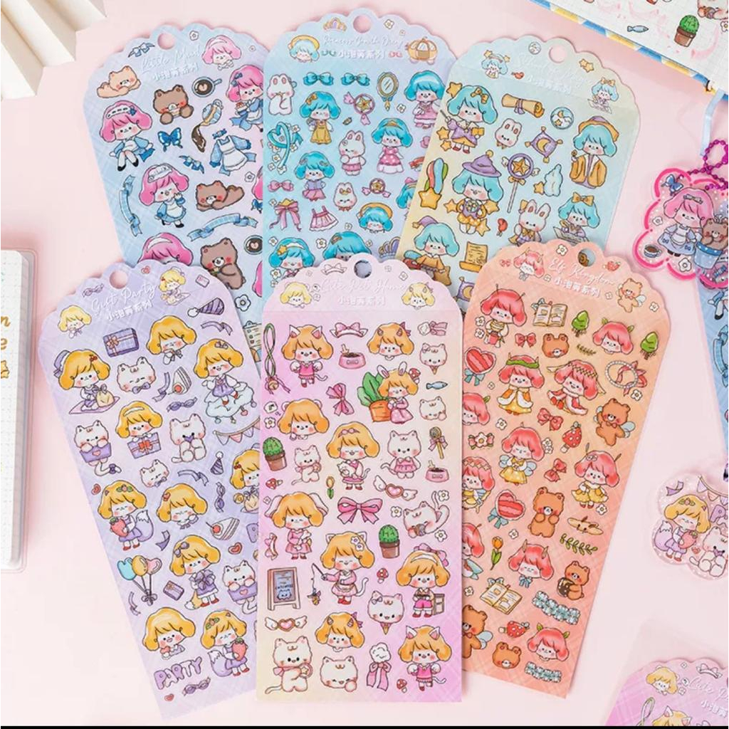 

STICKER HOLOGRAM ALA ANAK KOREA / STICKER LUCU ANEKA KARAKTER ANAK