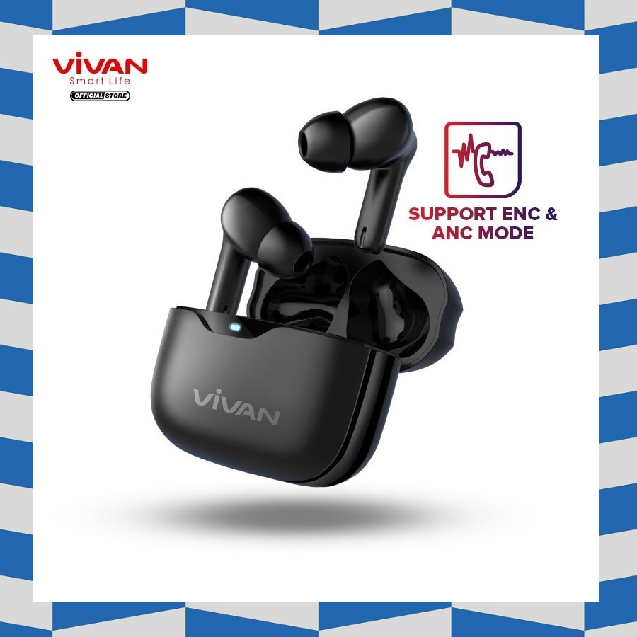 VIVAN Earphones TWS Liberty T660NC Bluetooth 5.3 Headset Earbuds