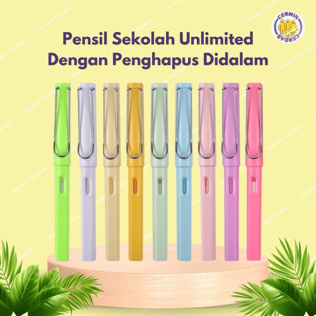

Pensil Sekolah Unlimited Dengan Penghapus Didalam Tidak Cepat Habis
