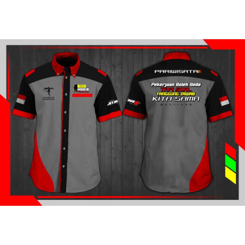 KEMEJA BUS MANIA PREMIUM ORIGINAL