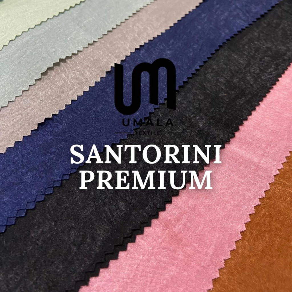 Santorini Silk 1 Roll Premium Quality - Kain Import Untuk Dress/Gaun