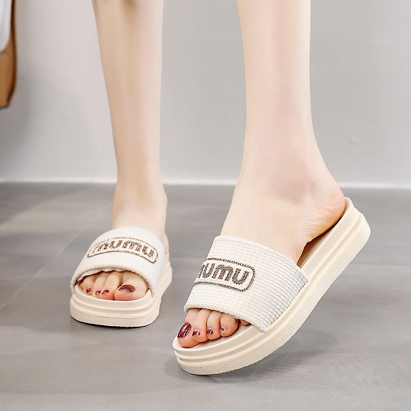 GROSIRTAS TG1747 Sandal Wedges Wanita Import Mumu Fashion/ Sendal Wanita Casual Kekinian