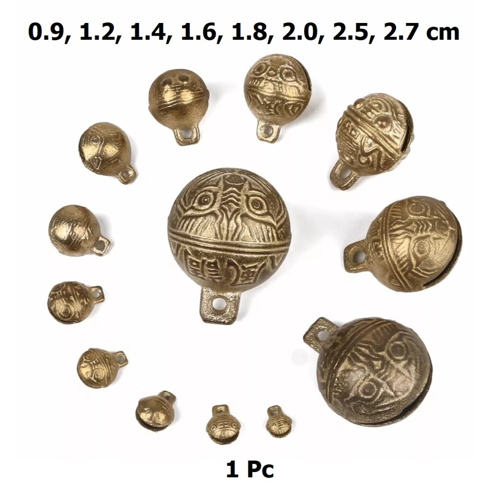 Lonceng Bell Kerincingan Kuningan uk 12mm-30mm Harga/1pc