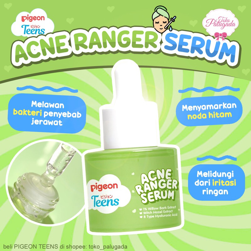 [BISA COD] Pigeon Teens Acne Ranger Serum - Serum Pigeon - Serum Jerawat - Serum Remaja - Serum Beruntusan - Pigeon Acne Ranger