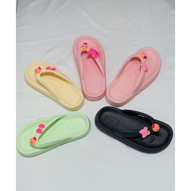 (COD) Sandal Jepit Karet Anak perempuan PITA/Sandal Karet Anak perempuan Size 29-34