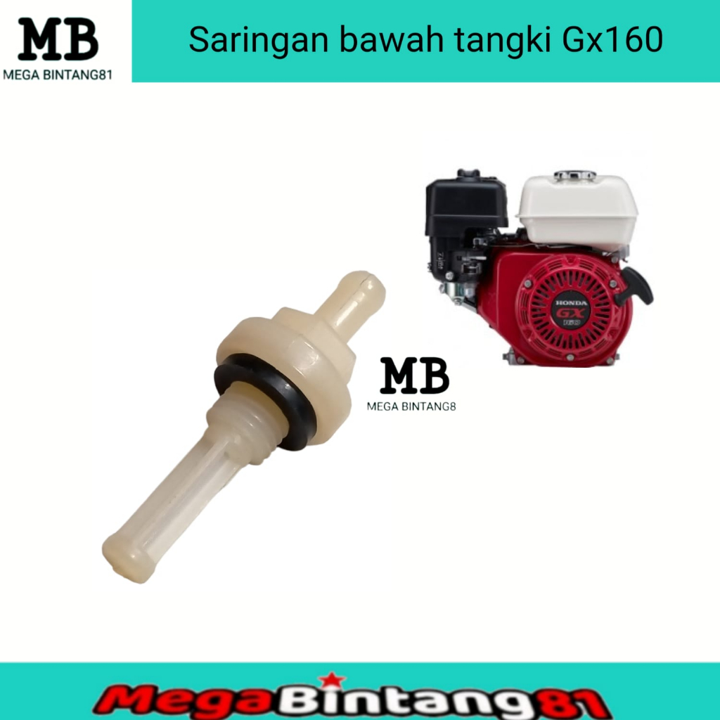 Saringan tangki bensin bawah GX160 saringan bensin bawah GX160 filter bensin GX160 GX200