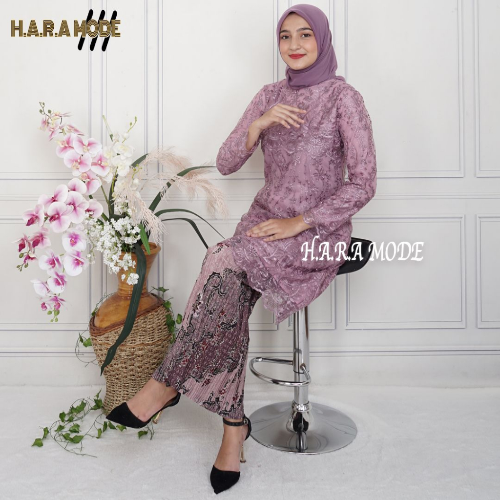KEBAYA MODERN / KEBAYA TILLE TERBARU / KEBAYA BRUKAT DRESS / KEBAYA WANITA KONDANGAN / KEBAYA BROKAT