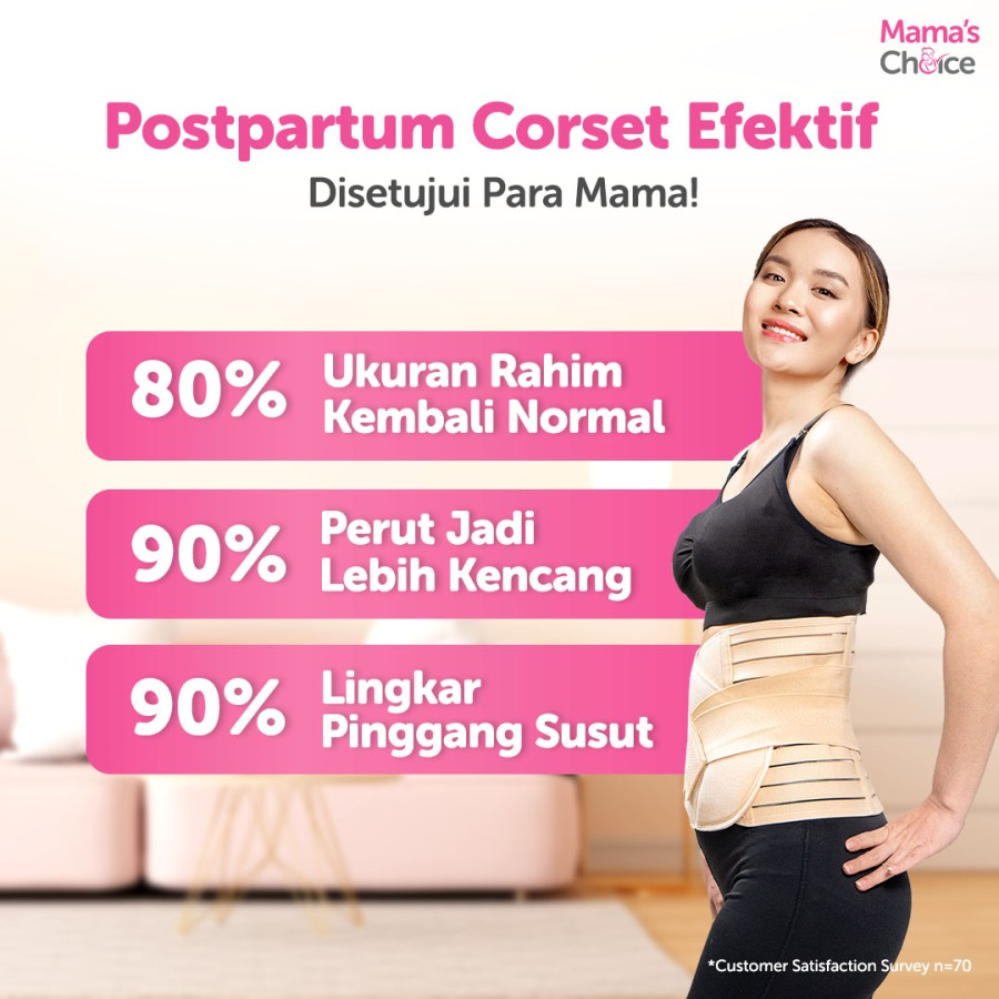Korset Melahirkan | Postpartum Adjustable Corset Mama's Choice (Korset Ibu Melahirkan/Gurita Ibu Melahirkan setelah Cesar))