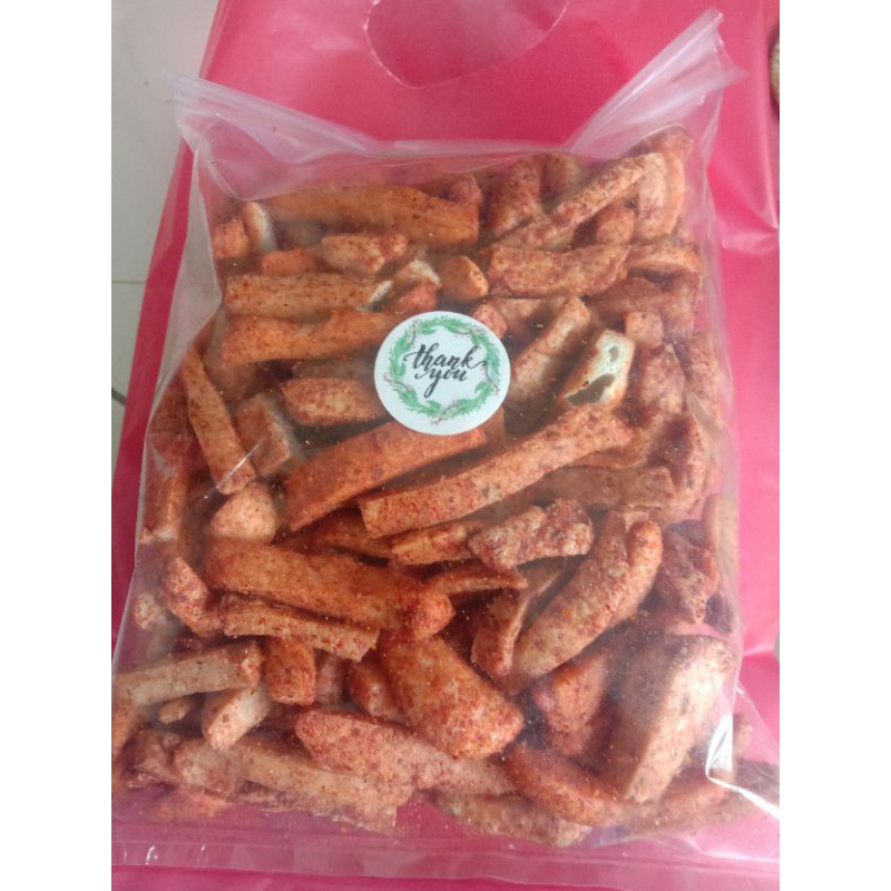 

Basreng super pedas 200 gram 13k