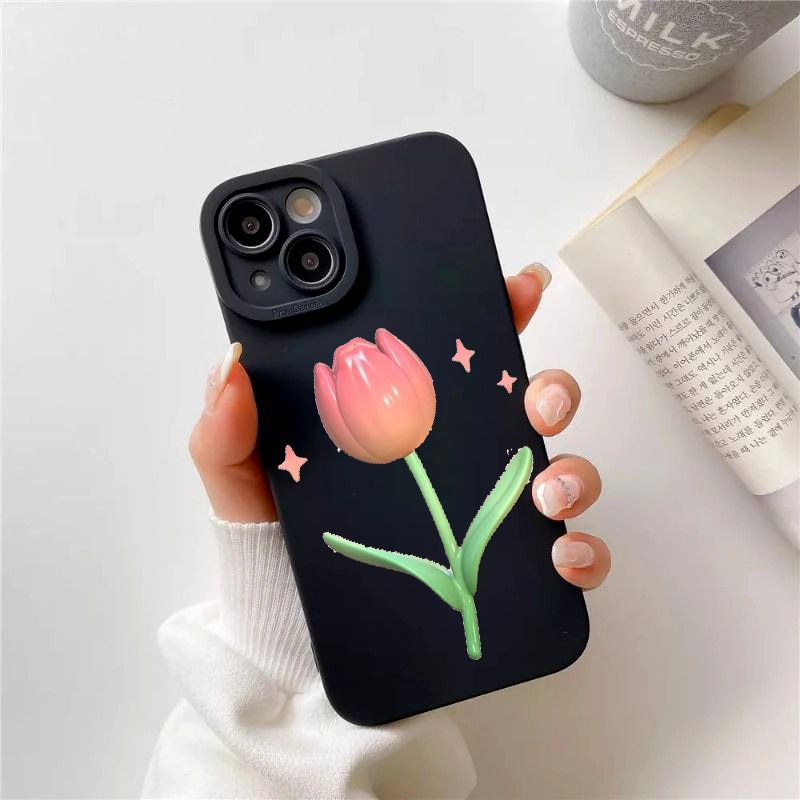 Casing motif flower BB53 for Oppo Realme 2 Pro U1 U2 5 5s 5i 8i 9 10 C1 C10 C11 C12 C15 C2 C20 C20a C21 C21y C25 C25y C3 C30 C31 C33 C35 C55 Narzo 20 30A 50 50a 50i