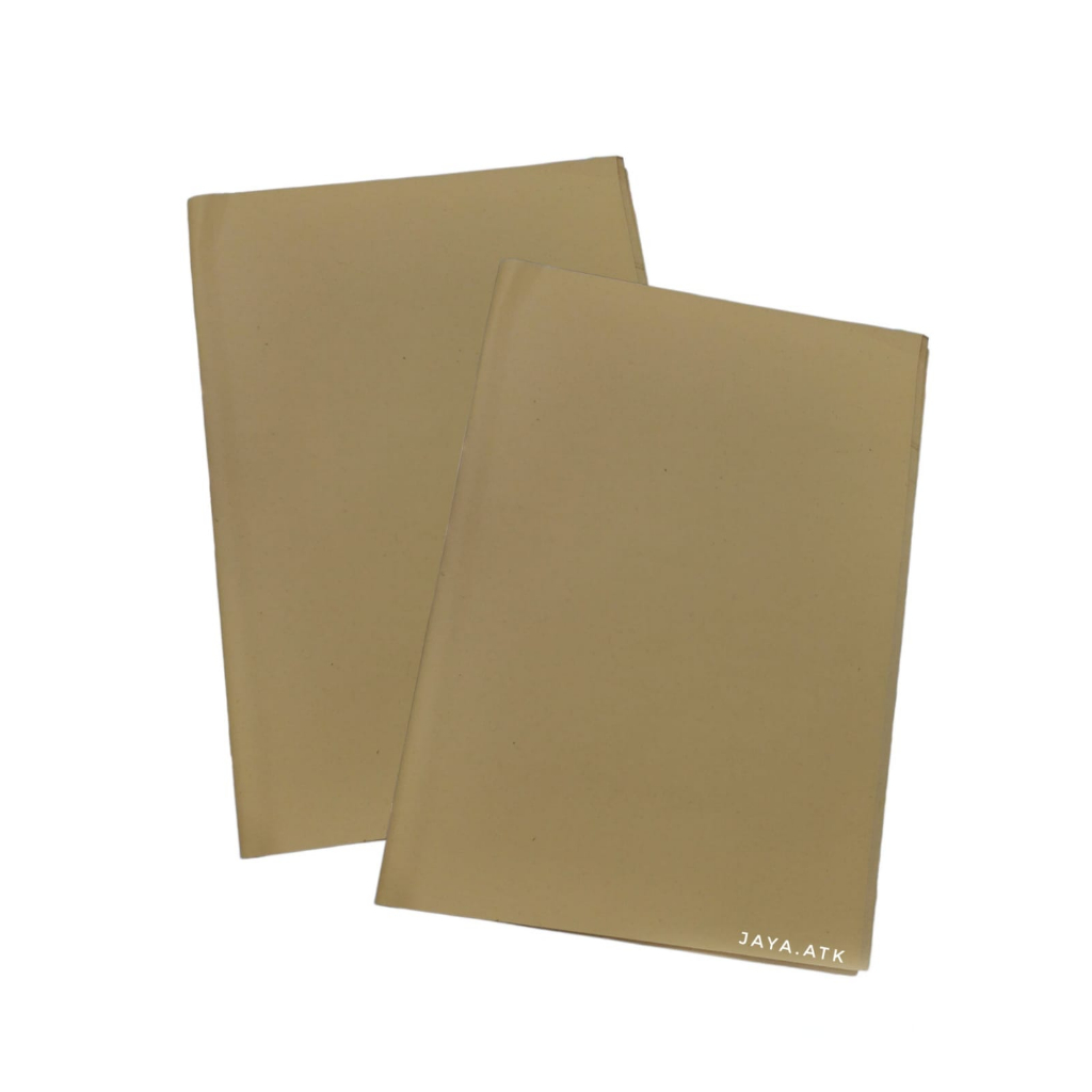 

SAMPUL BUKU KERTAS COKLAT POLOS KWARTO QUARTO 20 LEMBAR MURAH