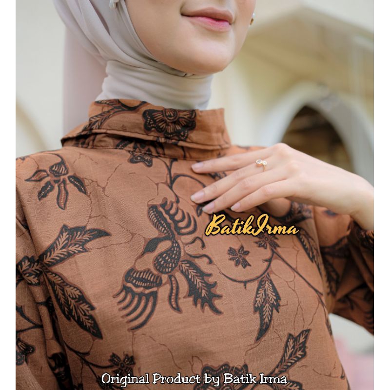Atasan Batik Wanita Modern Lengan Panjang Terbaru Motif Lasem Batik Irma