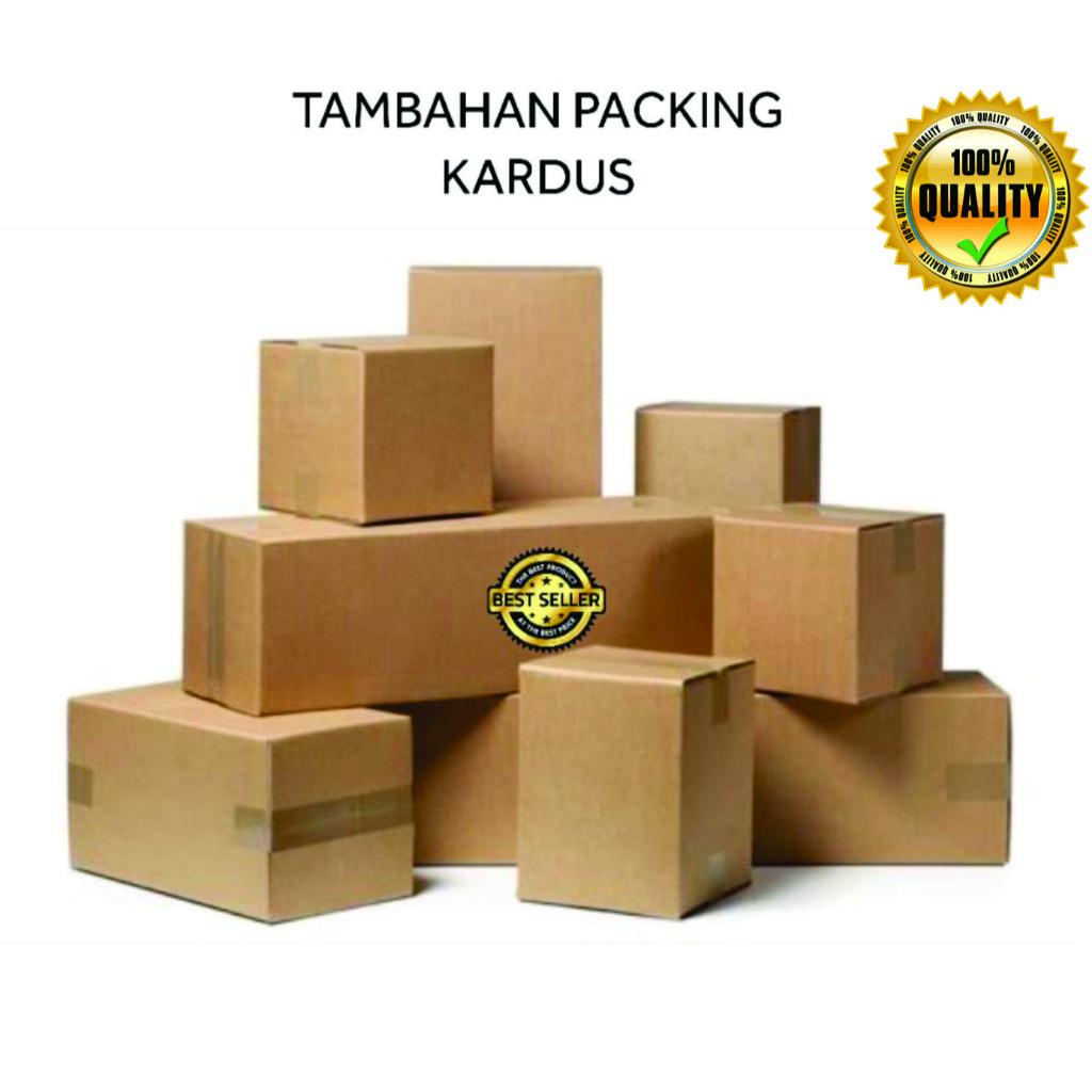 

Tambahan Kardus Packing / Tambahan Bubble Wrab Agar Paket Lebih Aman